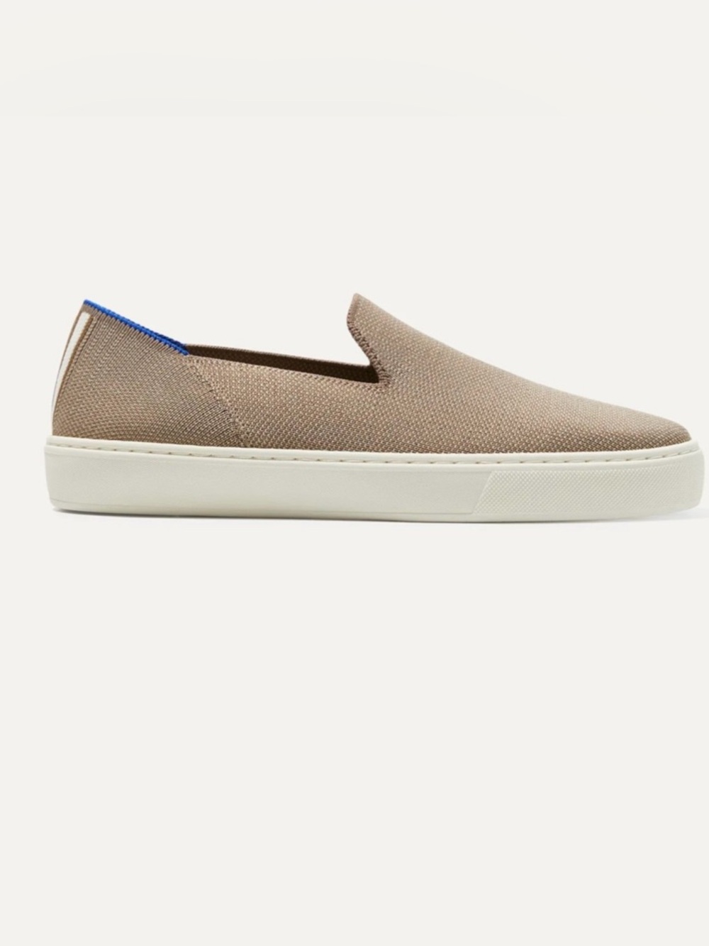 EUC Rothy The Original Slip On Sneaker In Latte